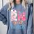 You RN Good Hands Cute Nurse Nursing Student Graduation Comfort Colors Sweatshirt Blue Jean