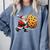 Santa Holding Cookie Xmas Baker Introvert Christmas Comfort Colors Sweatshirt Blue Jean Santa Holding Cookie Xmas Baker Introvert Christmas Comfort Colors Sweatshirt Blue Jean