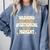 Sarcastic For Deep Thinkers Introverts Groovy Comfort Colors Sweatshirt Blue Jean