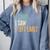 I Came I Saw I Left Early Introverts Lovers Comfort Colors Sweatshirt Blue Jean