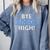 Say Goodbye To Junior High School Fun Graduation Comfort Colors Sweatshirt Blue Jean