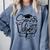 That Says Senior Vibes Graduation Diploma School Spirit Comfort Colors Sweatshirt Blue Jean