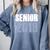 Senior 2019 Shirt Graduation Class Back To School Tee Comfort Colors Sweatshirt Blue Jean