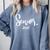 Senior 2020 Class Of 2020 Graduation Women Her Girl Comfort Colors Sweatshirt Blue Jean