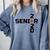 Senior 2020 Football Graduation Shirt Comfort Colors Sweatshirt Blue Jean