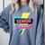 Senior 2022 Graduation Class Of 2022 Retro 90's Graduation Comfort Colors Sweatshirt Blue Jean