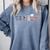 Senior 2023 American Flag USA Graduation Class Of 2023 Women Kids Men Comfort Colors Sweatshirt Blue Jean