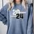Senior 2024 Graduation Class Of 2024 Senior Women Boy Girl Comfort Colors Sweatshirt Blue Jean