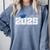 Senior 2025 Class Of 2025 Seniors Graduation 2025 Senior 25 Comfort Colors Sweatshirt Blue Jean