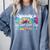 Senior 2025 Graduation My Last First Day Of Class Of 2025 Comfort Colors Sweatshirt Blue Jean