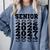 Senior 2026 2027 Class Of Graduation Comfort Colors Sweatshirt Blue Jean