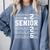 Senior 2026 Class Of 2026 Back To School Graduation Students Comfort Colors Sweatshirt Blue Jean
