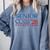Senior 2026 Class Of 2026 Seniors Graduation 2026 USA Comfort Colors Sweatshirt Blue Jean