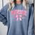 Senior 2026 Coquette Pink Bow Class Of 2026 Graduation Girls Comfort Colors Sweatshirt Blue Jean
