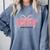 Senior 2026 Coquette Pink Bow Graduation 2026 Class Of 2026 Comfort Colors Sweatshirt Blue Jean