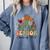 Senior 2026 Graduate Class Of 2026 Wildflowers Graduation Comfort Colors Sweatshirt Blue Jean