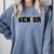 Senior 2026 Graduation 2026 Class Senior 2026 Grad Comfort Colors Sweatshirt Blue Jean