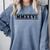 Senior 2026 MMXXVI Graduate Class Of 2026 Graduation Comfort Colors Sweatshirt Blue Jean