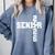 Senior 2026 Soccer Player Class Of 2026 Senior Graduation Comfort Colors Sweatshirt Blue Jean