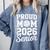 Senior 2026 Volleyball Mom High School Graduation Outfit Comfort Colors Sweatshirt Blue Jean