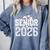 Senior 2026 Wrestling Class Of 2026 Wrestler Graduation Comfort Colors Sweatshirt Blue Jean