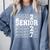 Senior 2027 Class Of 2027 Graduation Senior Grad 2027 Comfort Colors Sweatshirt Blue Jean