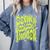 Senior Assassin Winner School Graduation Water Game Comfort Colors Sweatshirt Blue Jean