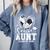 Senior Aunt Class Of 2026 Soccer Graduation Heart Comfort Colors Sweatshirt Blue Jean