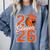 Senior Basketball Class Of 2026 Crew Basketball Graduation Comfort Colors Sweatshirt Blue Jean
