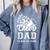 Senior Cheerleader Dad Cheer Class Of 2026 Graduation Men Comfort Colors Sweatshirt Blue Jean