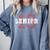 Senior Class Of 2019 Graduation Graduate School Comfort Colors Sweatshirt Blue Jean