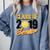 Senior Class Of 2019 Tshirt Graduation School Volleyball Comfort Colors Sweatshirt Blue Jean
