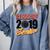 Senior Class Of 2019 Tshirt Graduation Students Hockey Comfort Colors Sweatshirt Blue Jean
