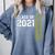 Senior Class Of 2021 Cousin Graduation Comfort Colors Sweatshirt Blue Jean