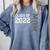 Senior Class Of 2022 Mom Graduation Comfort Colors Sweatshirt Blue Jean
