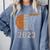 Senior Class Of 2023 Graduation Basketball Team Graduate Comfort Colors Sweatshirt Blue Jean