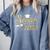 Senior Class Of 2023 Graduation Graduate Comfort Colors Sweatshirt Blue Jean