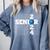 Senior Class Of 2024 Bowling First Day Of School Graduation Comfort Colors Sweatshirt Blue Jean