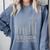 Senior Class Of 2025 USA Flag Cross Christian Graduation Comfort Colors Sweatshirt Blue Jean