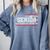 Senior Class 2026 Graduation American Flag Senior 2026 Comfort Colors Sweatshirt Blue Jean