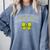 Senior Class Of 2026 Tennis Coquette Bow Graduation Premium Comfort Colors Sweatshirt Blue Jean