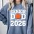Senior Dad Class Of 2026 Cute Basketball Dad Graduation 2026 Comfort Colors Sweatshirt Blue Jean