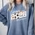 Senior Dad Class Of 2026 Soccer Ball Graduation Comfort Colors Sweatshirt Blue Jean