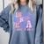 In My Senior Era Class Of 2025 Groovy Senior 2025 Graduation Comfort Colors Sweatshirt Blue Jean
