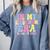 In My Senior Era Mom Class Of 2025 Senior 2025 Graduation Comfort Colors Sweatshirt Blue Jean