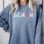 Senior Grad Shirt-Senior Class Of 2019 Graduation Shirt Comfort Colors Sweatshirt Blue Jean