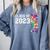 Senior Graduation Class Of 2023 Aunt Senior Tie Dye Comfort Colors Sweatshirt Blue Jean