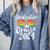 Senior Graduation Trip Cruise 2024 Retro Ship Party Cruise Comfort Colors Sweatshirt Blue Jean