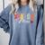 Senior Mom 2024 Graduation Heart Class Of 2024 Comfort Colors Sweatshirt Blue Jean