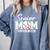 Senior Mom Class Of 2026 Baseball Mom Graduation Comfort Colors Sweatshirt Blue Jean